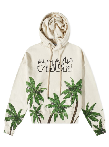 Pulover Palm Angels Palms & Skulls Vintage Hoody Večbarvna | PMBB117S23FLE0070155