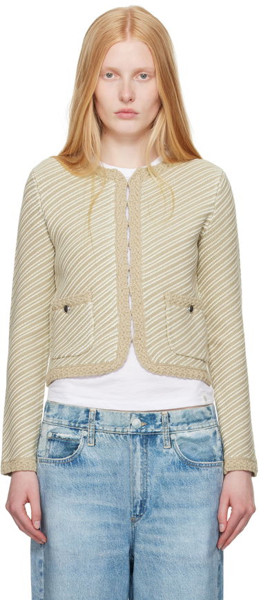 Pleteni pulover rag & bone Rag & Bone Claire Knit Cardigan Bež | WAS25P026SD26, 0