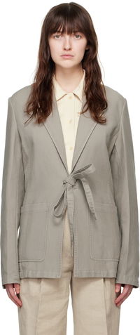 Tie-Front Blazer