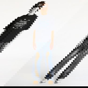 Majica Marcelo Burlon Marcelo Burlon Hard Vibes Boxy T-Shirt Črna | CMAA05AS25JER0061011, 4