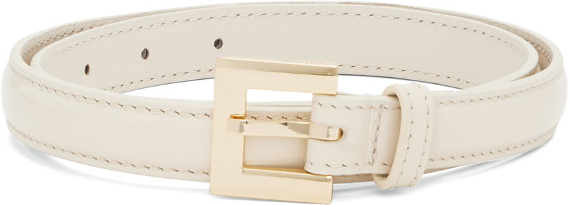 Pasovi Anine Bing ANINE BING Nicola Leather Belt Bež | A-12-11376-IVY17