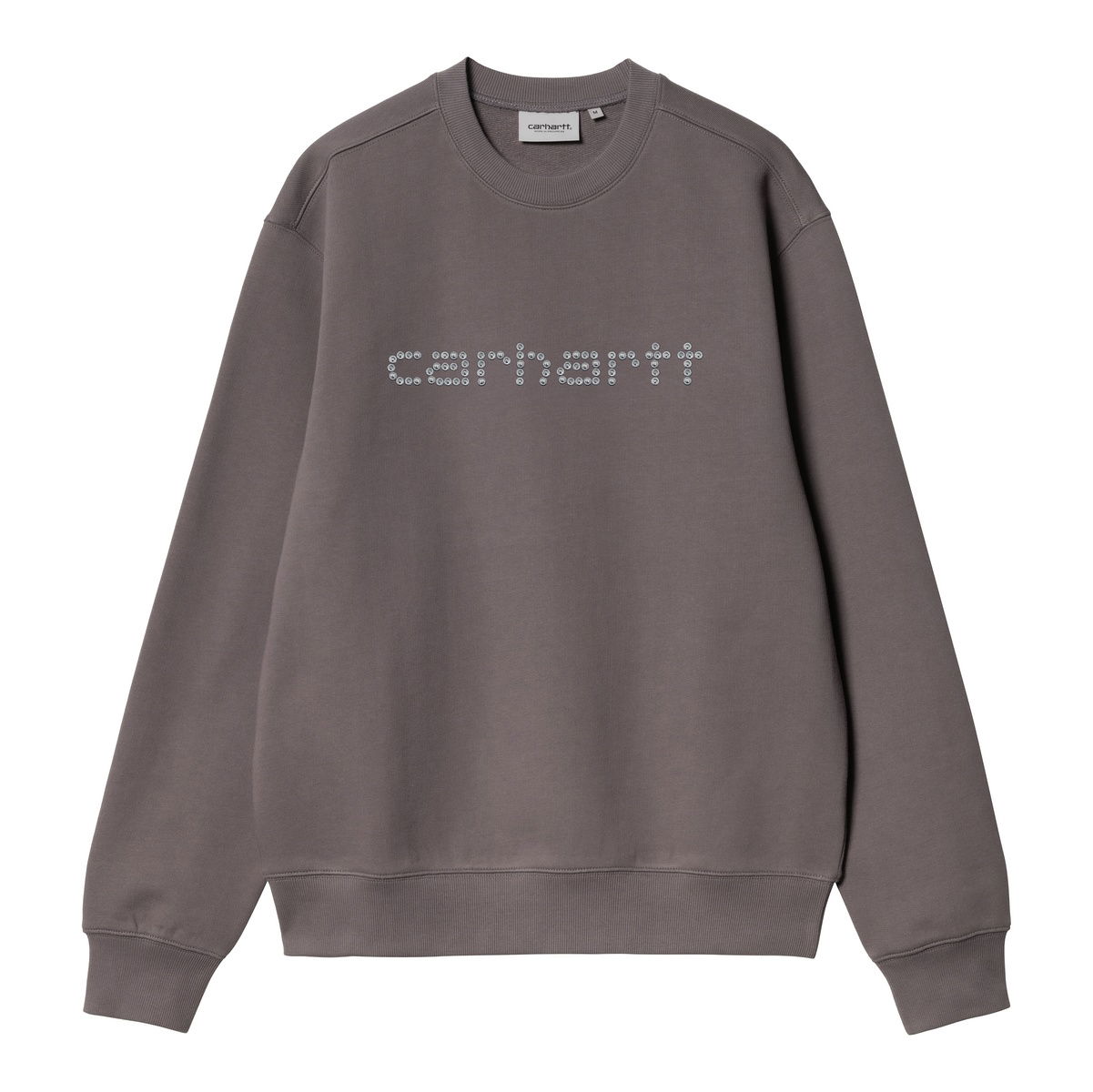 Pleteni pulover Carhartt WIP Carhartt WIP Rivet Script Sweatshirt Rjava | I034415_8, 0