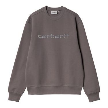 Pleteni pulover Carhartt WIP Carhartt WIP Rivet Script Sweatshirt Rjava | I034415_8, 0