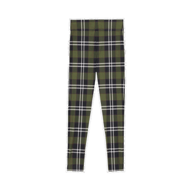 Pajkice Burberry Tully Check Leggings Zelena | 8055847, 0