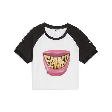 Majica Puma A$AP ROCKY x PUMA Flacko Smile Baby Tee Črna | 633419_02, 5
