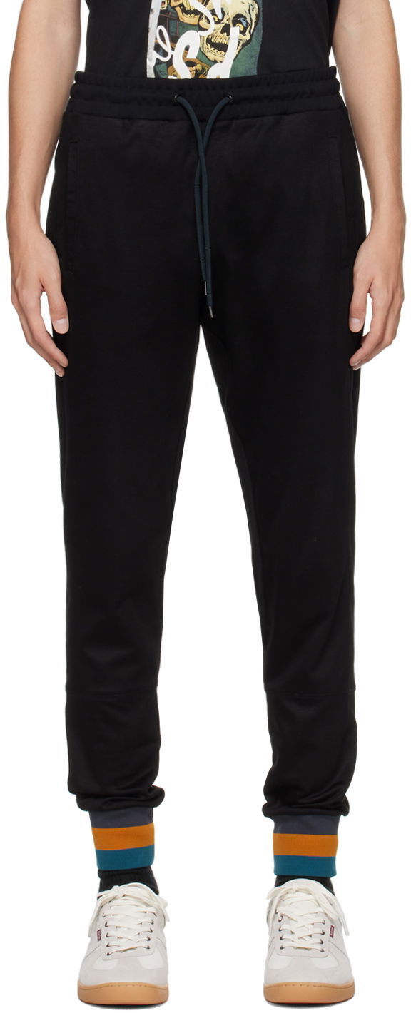 Trenirka Paul Smith PS Paul Smith Striped Sweatpants Črna | M2R-338Y-L20081