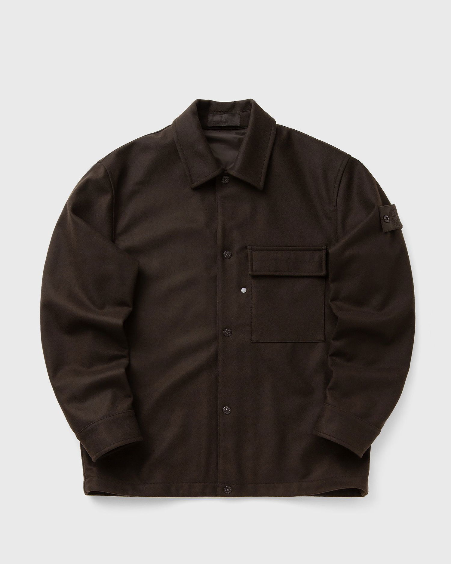 Srajce Stone Island Wool Overshirt Rjava | K2S151200028S0F24.V0070, 0