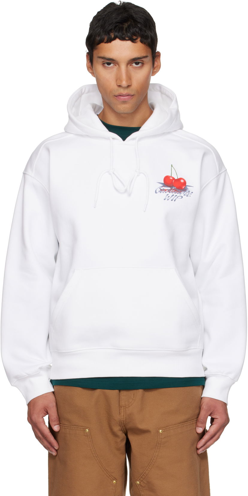 Pulover Carhartt WIP Garcia Hoodie Bela | I035191