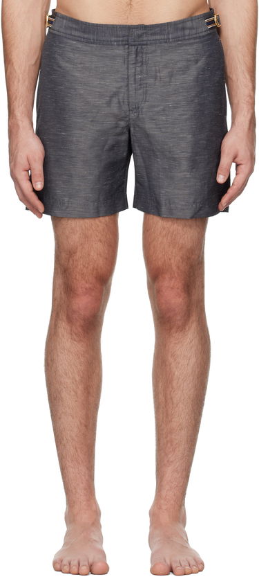 Kopalke Orlebar Brown Bulldog Linen Swim Shorts Siva | 280030, 0