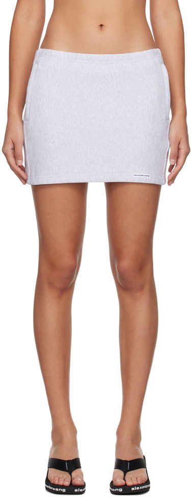 Krila Alexander Wang Wang Zip Miniskirt Siva | 4CC1245056, 0