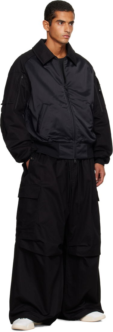 Bomber jakna Y-3 Y-3 UT Twill Bomber Jacket Črna | JY4554, 3
