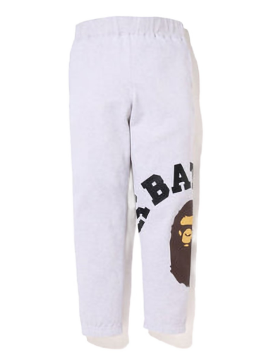 Trenirka BAPE Giant College Sweatpants Bela | 1I80-152-005