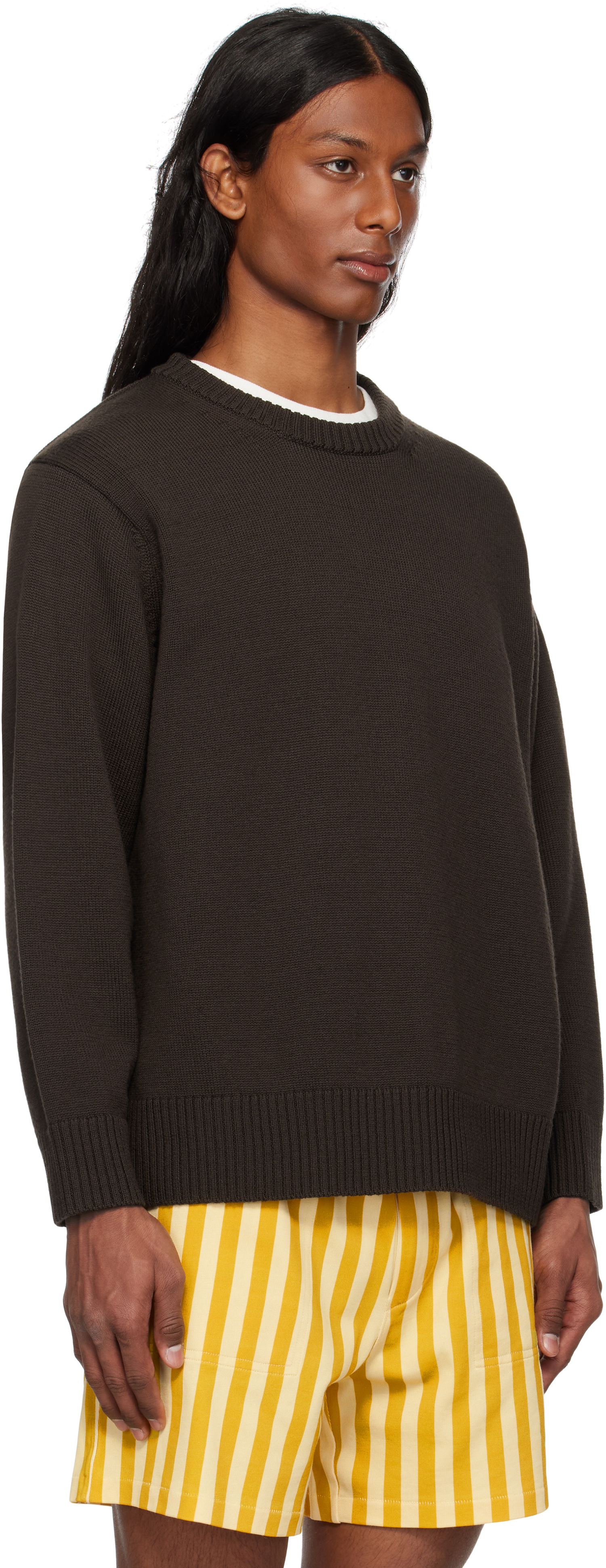 Pleteni pulover Bode Bode Juniper Sweater Rjava | MRS25KT028, 1
