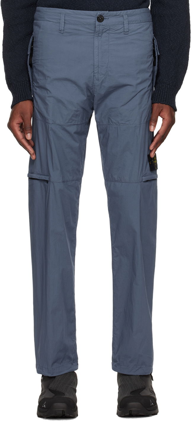 Hlače Stone Island Patch Trousers Mornarica | 801532403