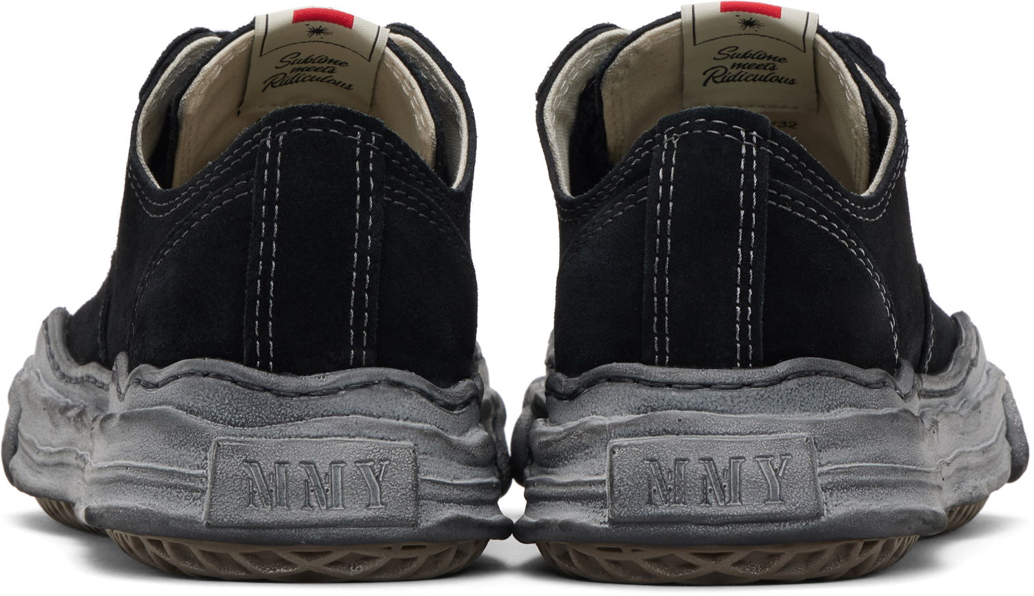Superge in čevlji Maison MIHARA YASUHIRO Hank OG Sole Low-Top Črna | A13FW732, 1