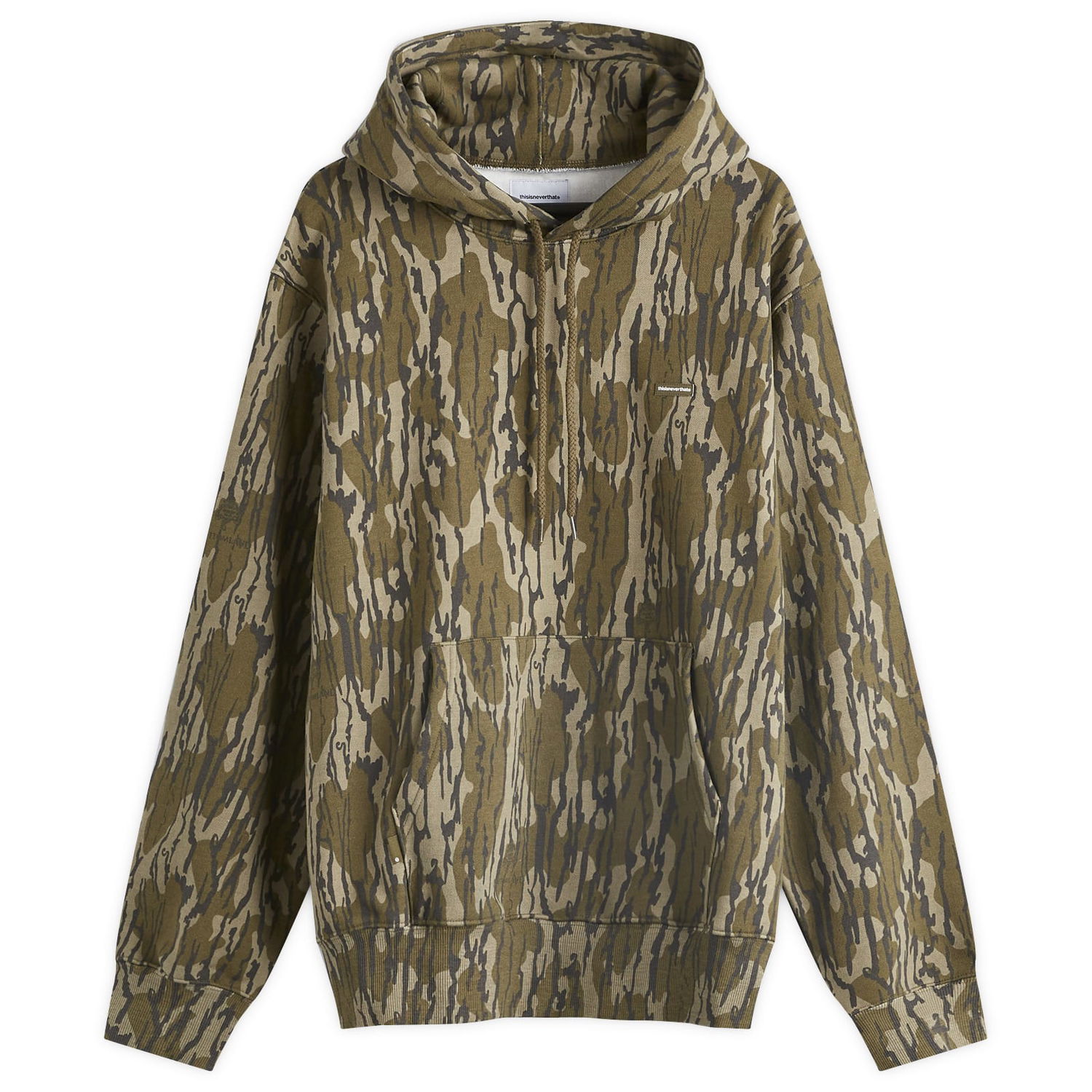 Pulover thisisneverthat Camouflage Print Classic Hoody Zelena | TN243TSWHO12-CAM, 0