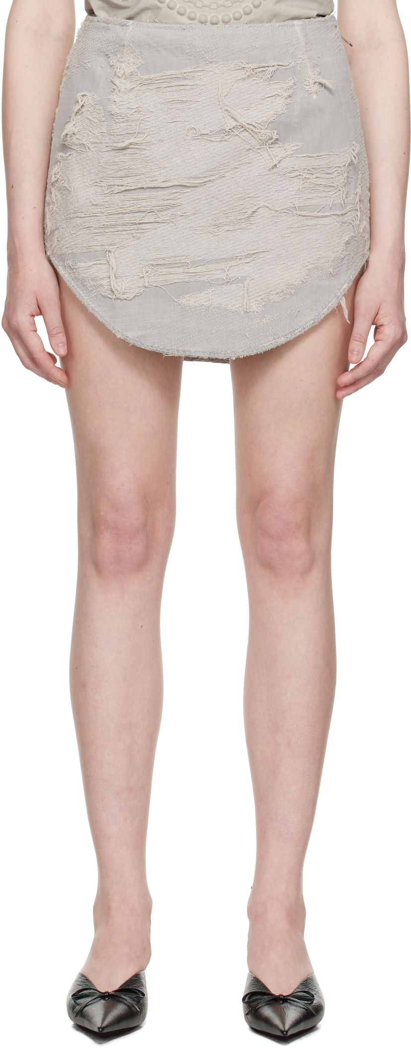 Krila Diesel Diesel De-Ada-Fsg Denim Miniskirt Siva | A19196 007AJ