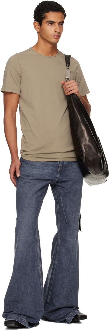 Majica Rick Owens Concordians Level T-shirt Bež | DU02E7250 RNP, 4