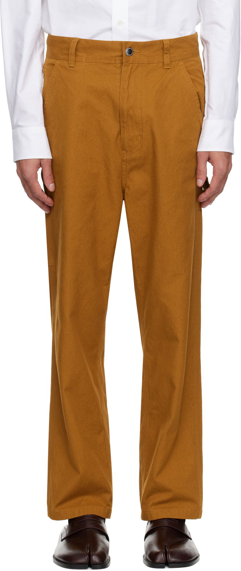 Hlače BAPE BAPE Work Trousers Rjava | 001PTK801316M