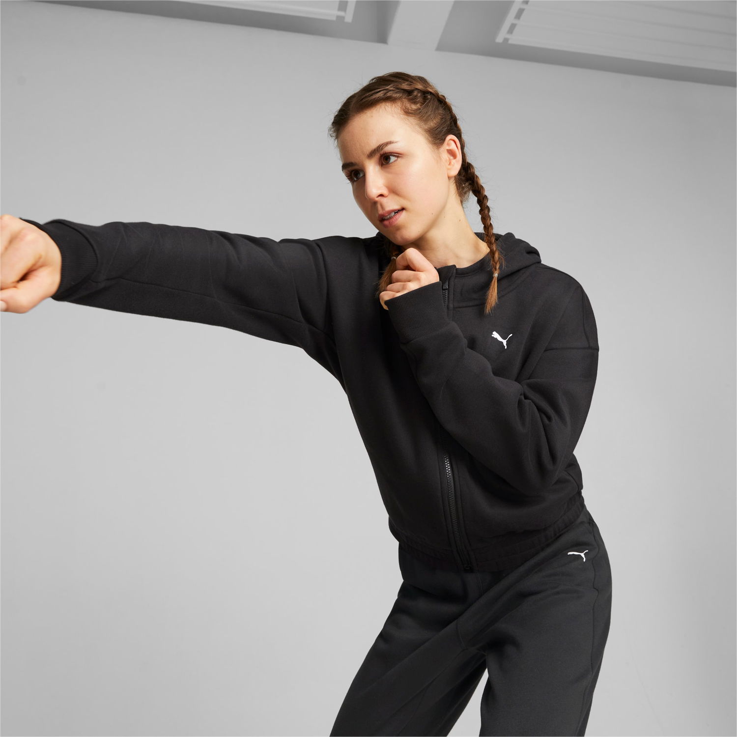 Pulover Puma Train Favourite Fleece Črna | 524233_01, 1