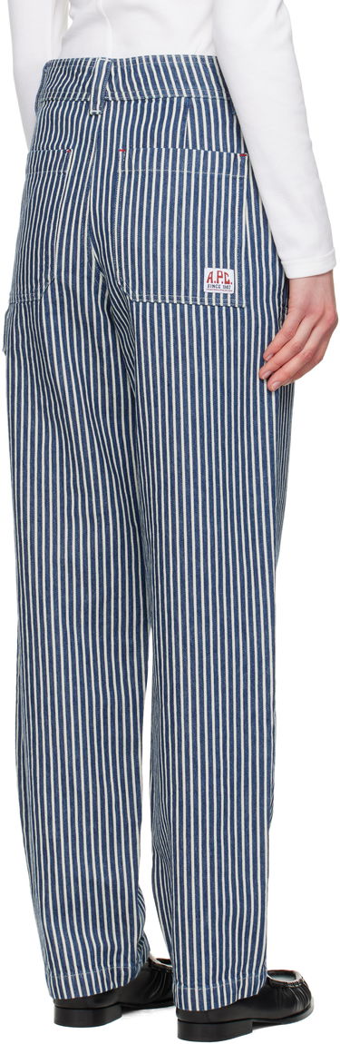 Hlače A.P.C. A.P.C. Gustav Striped Jeans Modra | COHHG-M08484, 2