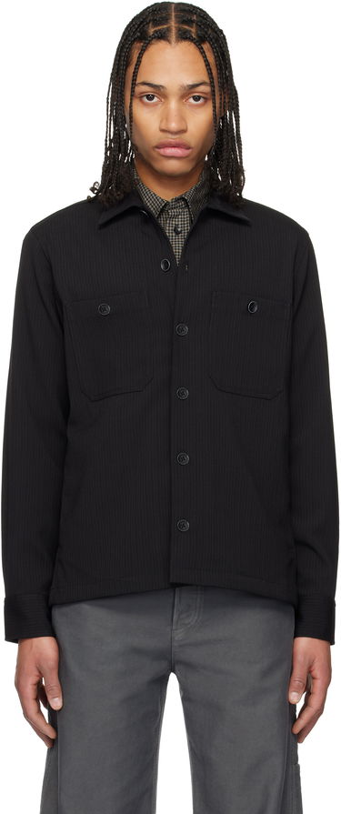 Srajce rag & bone Rag & Bone Hyde Striped Overshirt Črna | MBW24HA019TWML, 0