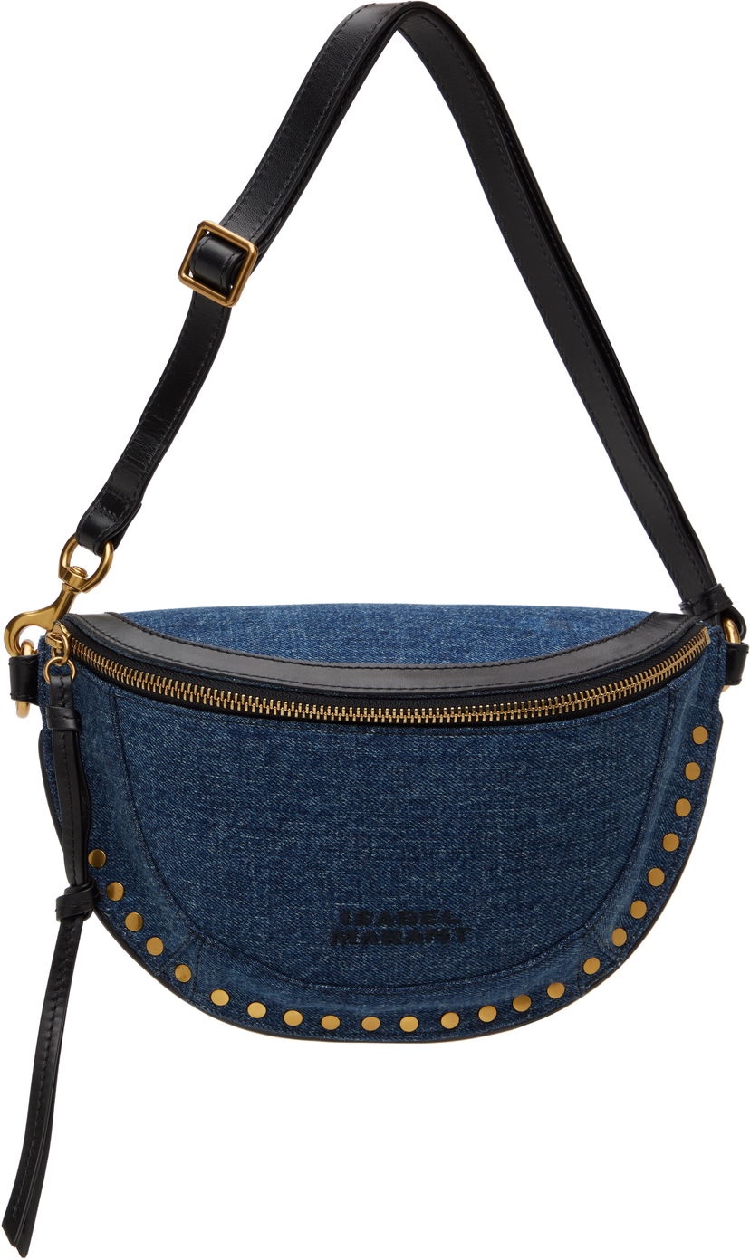 Torbice za okoli pasu ISABEL MARANT Isabel Marant Skano Denim Belt Bag Modra | 24PBJ0001FA-B1X03M