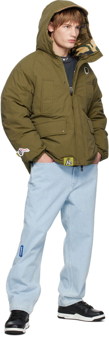 Parka AAPE by A Bathing Ape AAPE by A Bathing Ape Reversible Down Jacket Zelena | AAPDNM7669XXNGRH, 4