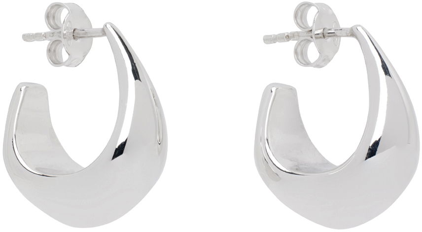 Uhani LEMAIRE LEMAIRE Curved Mini Drop Earrings Kovinski | AC278 LO0042, 1