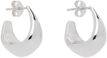 Uhani LEMAIRE LEMAIRE Curved Mini Drop Earrings Kovinski | AC278 LO0042, 1
