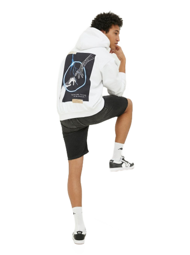Pulover Karl Kani Hoodie Bela | 6021421