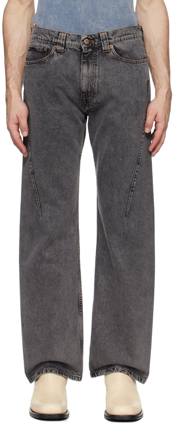 Kavbojke Y/PROJECT Black Paris' Best Jeans Črna | 207PA002