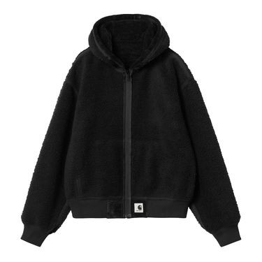 Pulover Carhartt WIP Active Fleece Zip-Up Hoodie Črna | I033905_8, 5