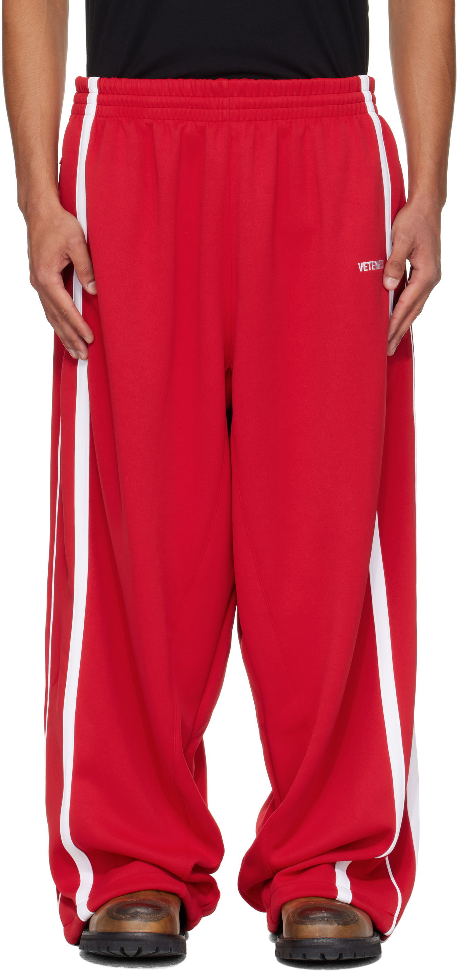 Trenirka VETEMENTS VETEMENTS Gym Pants Rdeča | UH76GP300R, 0