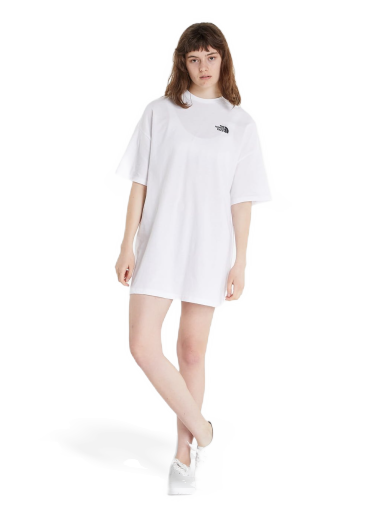 Obleke The North Face T-Shirt Dress Bela | NF0A55APFN41
