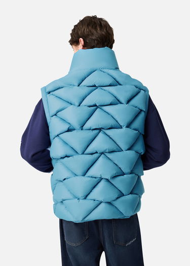Telovnik AXEL ARIGATO Geometric Quilted Puffer Vest Modra | A3126002, 3