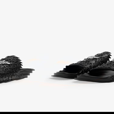 Superge in čevlji Footshop FTSHP Monogram Slides Black Črna | FTSHP_399, 14