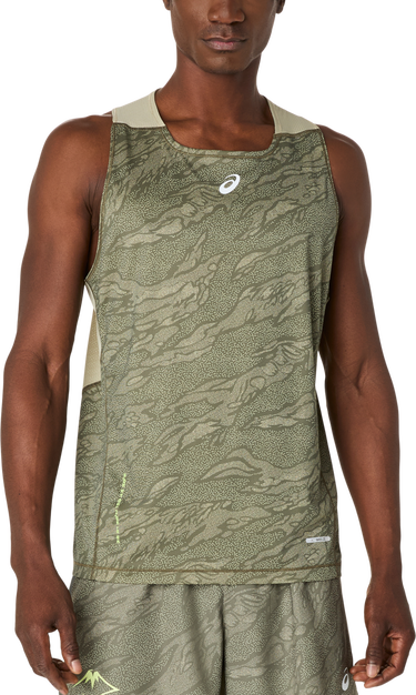 Majica brez rokavov Asics FUJITRAIL Men's Running Singlet Zelena | 2011d388-300, 0