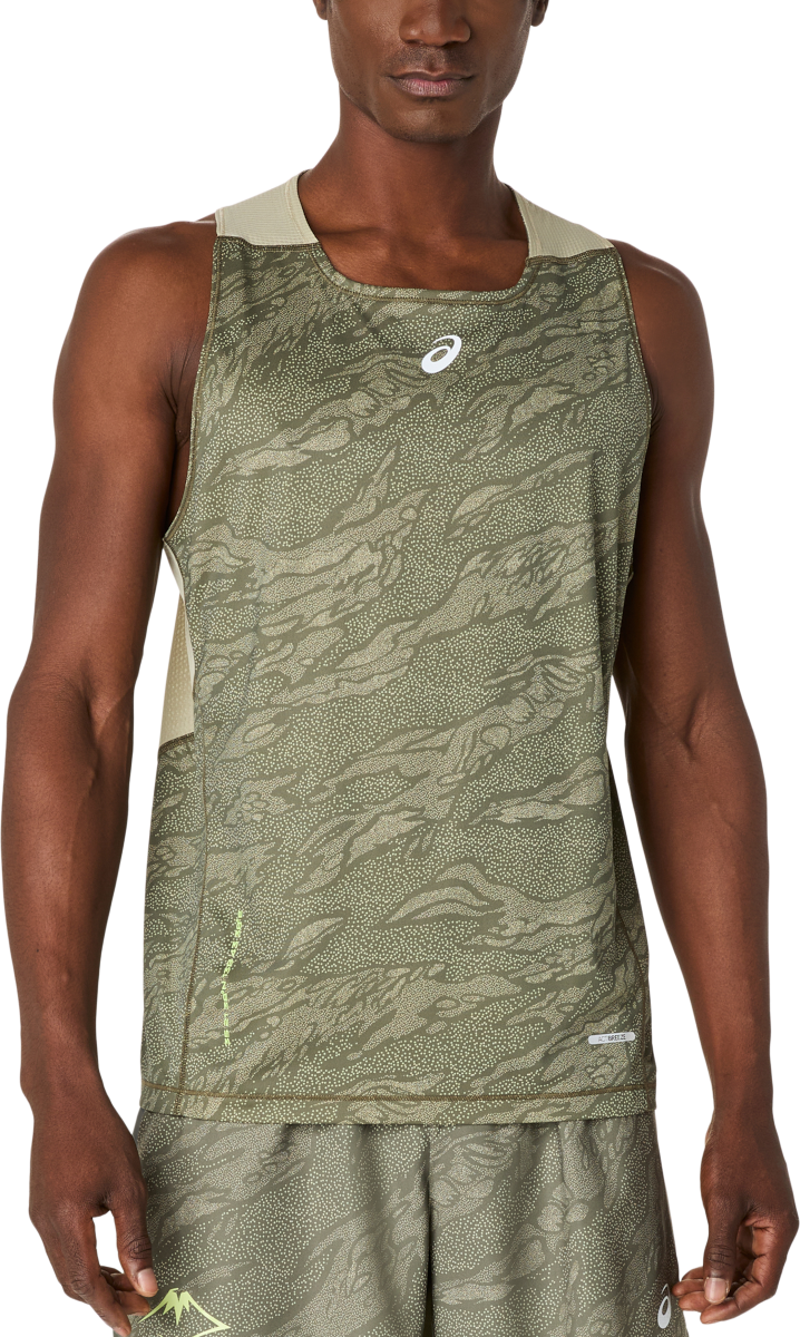 Majica brez rokavov Asics FUJITRAIL Men's Running Singlet Zelena | 2011d388-300