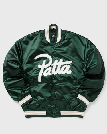 Bomber jakna Patta Satin Varsity Jacket with Script Logo Zelena | POC-AW25-5000-348-0016-201, 0