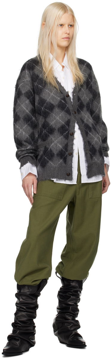 Cargo hlače R13 R13 Utility Trousers Zelena | R13WR077-R109B, 3