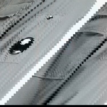 Srajce C.P. Company C.P. Company Organic Gabardine Utility Lens Shirt Siva | 18CMSH128A110143G-935, 2