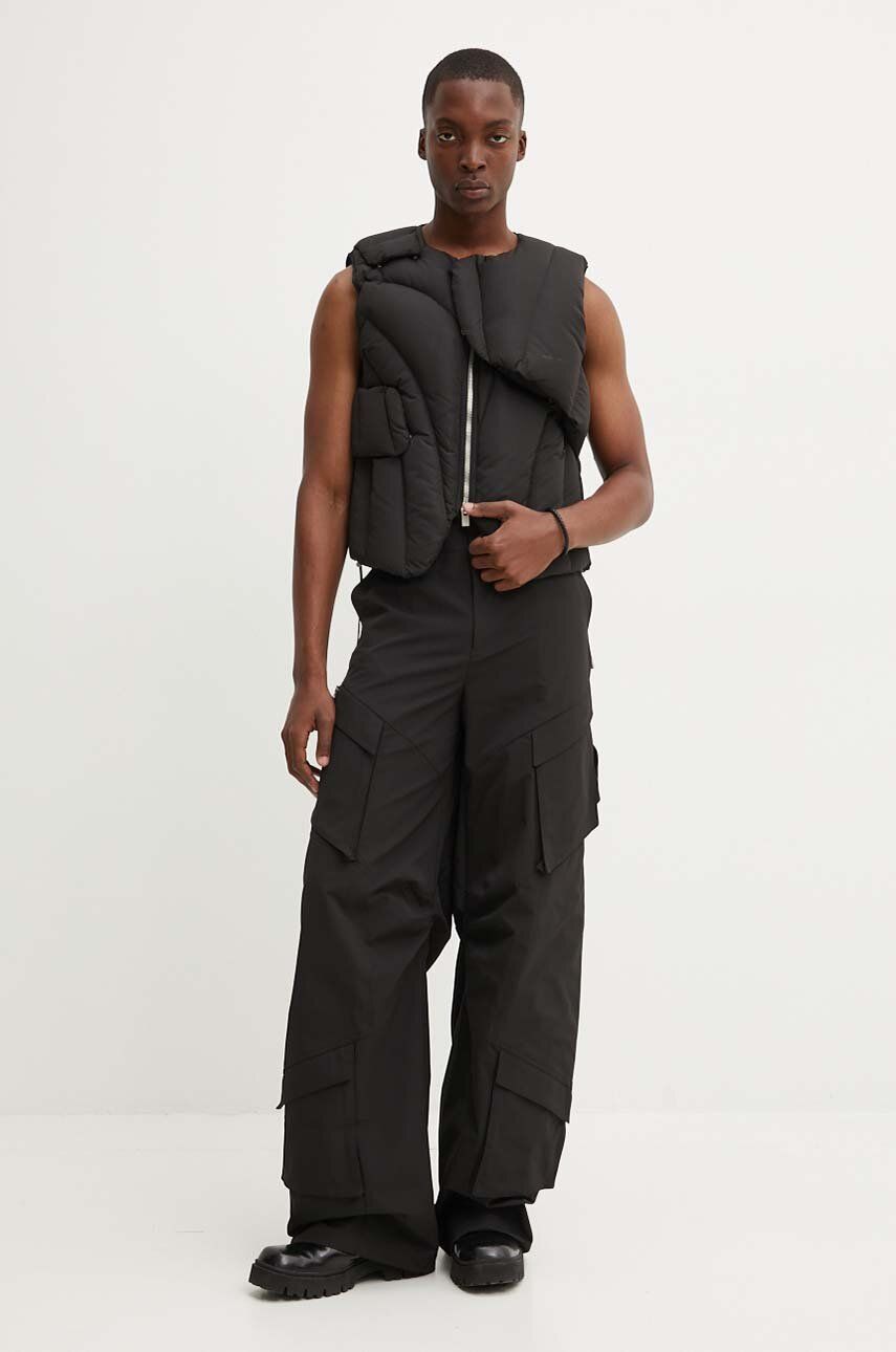 Telovnik HELIOT EMIL Asymmetrical Padded Vest Črna | HE.M.03.003.P11.BLK01, 1