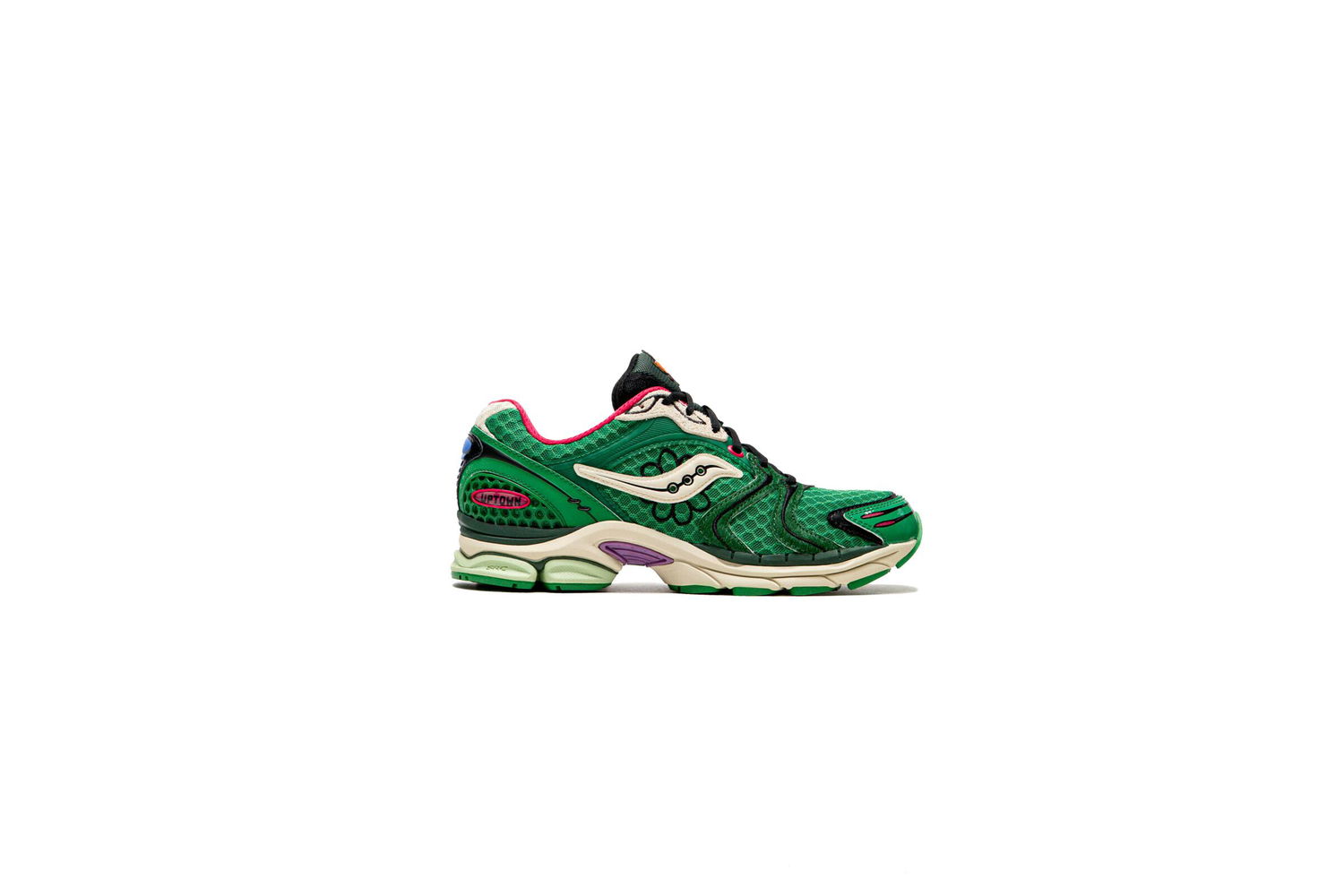Superge in čevlji Saucony Jae Tips x Progrid Triumph 4 ‘Sugar Maple’ - Flowers Grow Uptown Pack Zelena | S70966-4, 1