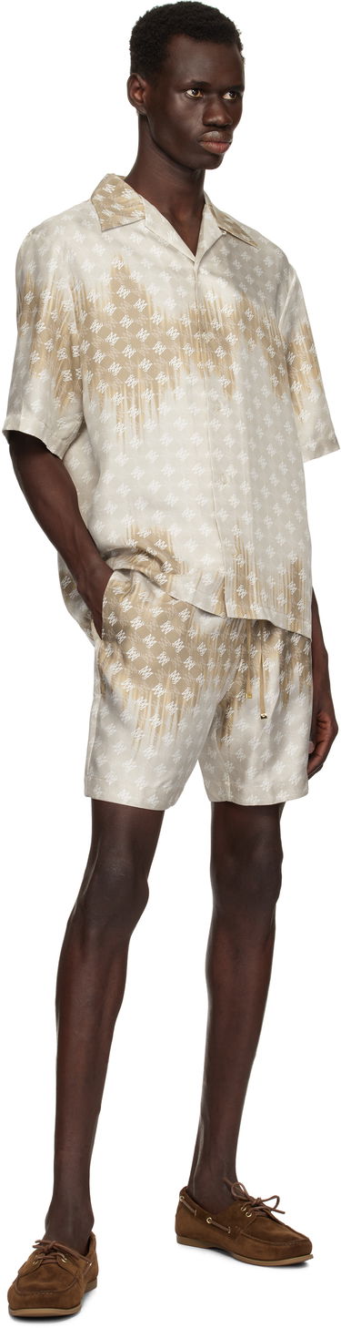 Srajce AMIRI Amiri MA Quad Bleached Camp Shirt Bež | AMSTCA1110, 3