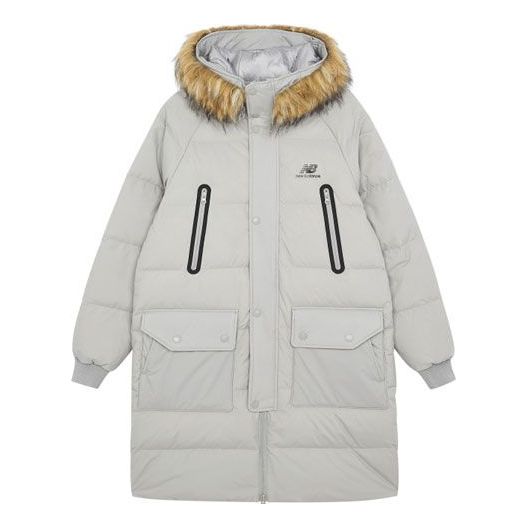 Parka New Balance Classic Long Down Jacket Siva | AMJ14321-ARF