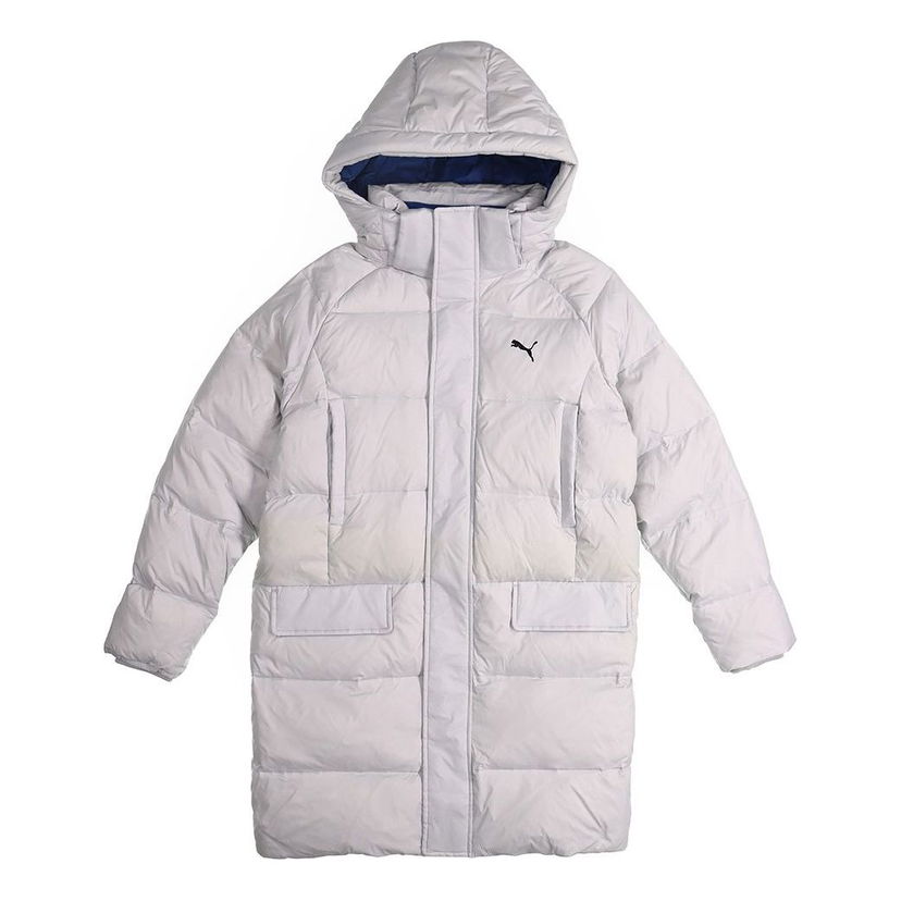 Parka Puma Long Padded Hoodie Coat Siva | 928652-02