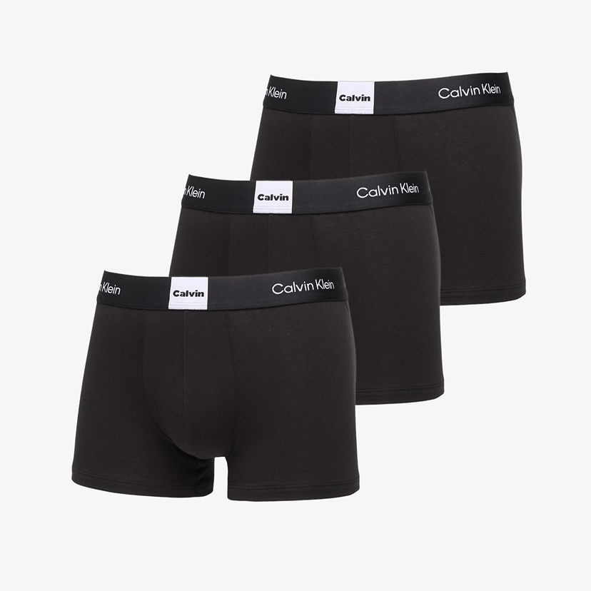 Boksarice CALVIN KLEIN Trunk 3-Pack Črna | LV00NB4476 UB1