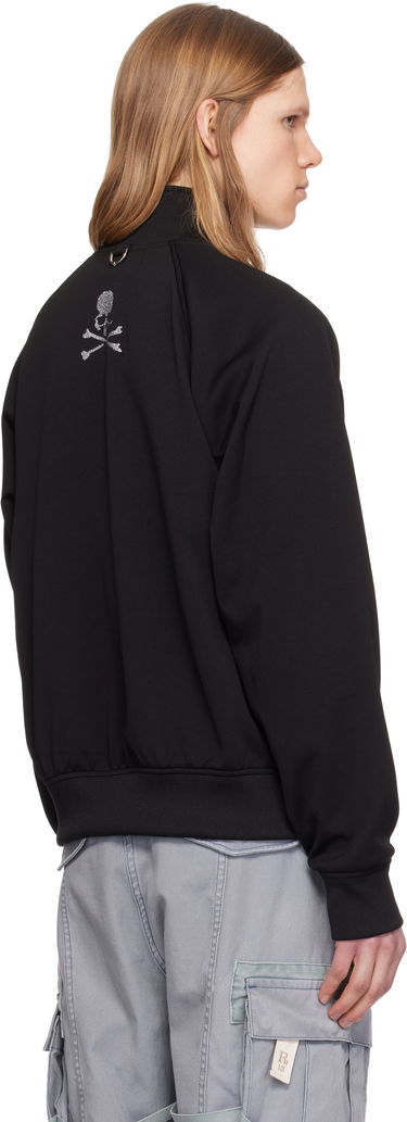Pulover Mastermind WORLD MASTERMIND WORLD Jersey Bomber Jacket Črna | MW25S14-BL027-602, 2