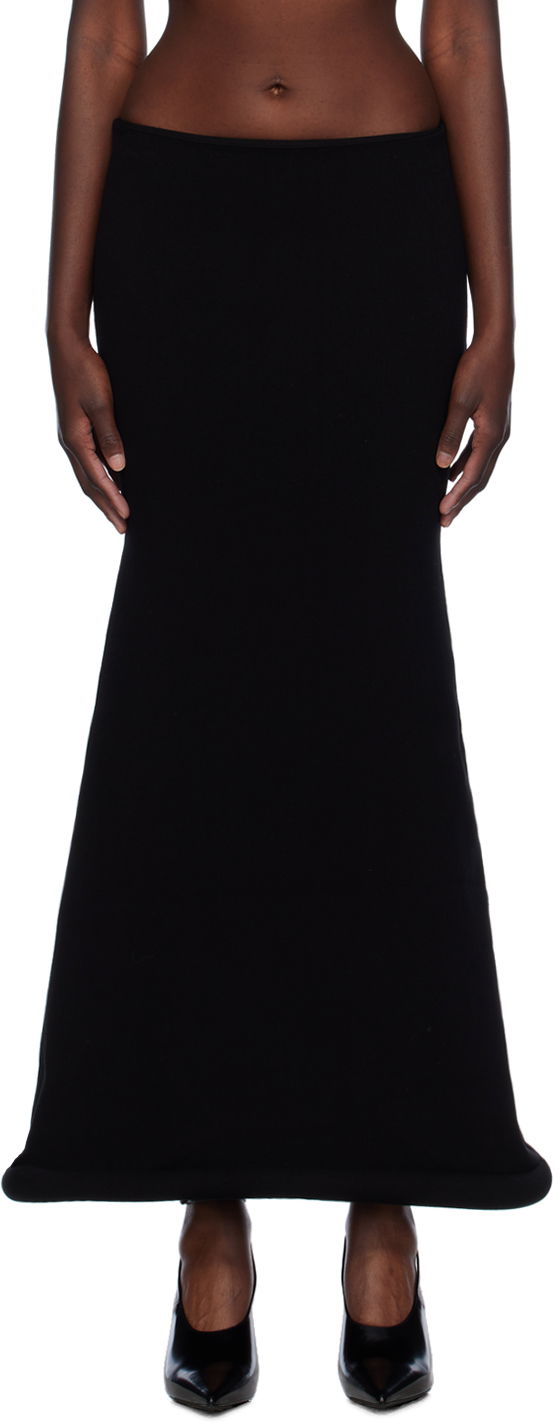 Krila Jean Paul Gaultier Jean Paul Gaultier 'The Knit 3D' Maxi Skirt Črna | 24/30-F-JU120-M081-00